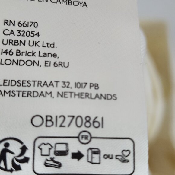 Anthropologie Pants Womens 2 Ivory The Carson Utility Barrel Leg (28x24) NWT - Picture 12 of 12